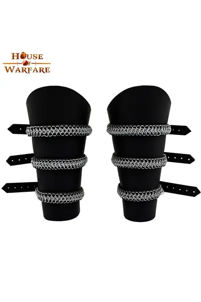 Skórzane nagolenniki Theodoric - Celtic Webmerchant