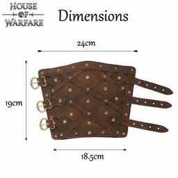 Leather bracers Floki - Celtic Webmerchant