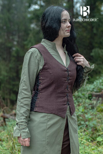 Damesvest Marian, bruin - Celtic Webmerchant