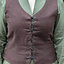 Brown women's vest Marian - Celtic Webmerchant