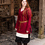 Tunic shield-maiden Hyria wool, red - Celtic Webmerchant