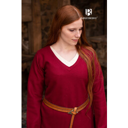 Tunique bouclier vierge laine Hyria, rouge - Celtic Webmerchant