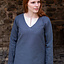 Tunic shield-maiden Frekja, grey - Celtic Webmerchant