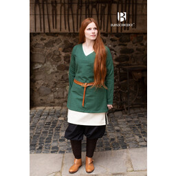 Tunic shield-maiden Frekja, green - Celtic Webmerchant