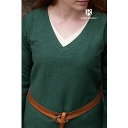 Tunic shield-maiden Frekja, green - Celtic Webmerchant