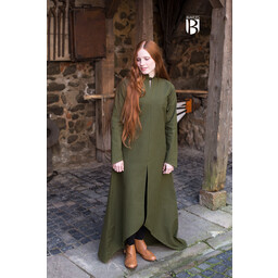 Dress Ranwen, olive green - Celtic Webmerchant