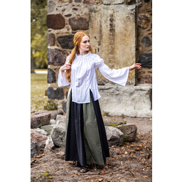 Blouse Renaissance, blanc - Celtic Webmerchant