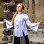 Blouse Renaissance, blanc - Celtic Webmerchant