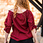 Blouse Rosamund, red - Celtic Webmerchant