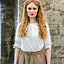 Bluzka Rosamund, biała - Celtic Webmerchant