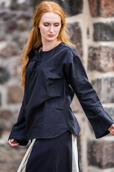 Camicetta Sofia, nero - Celtic Webmerchant