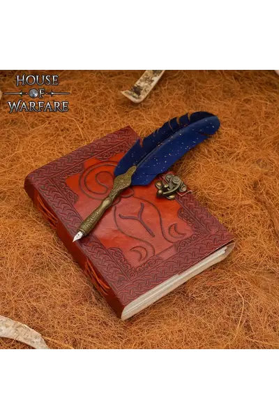 Leather journal mother goddess Venus - Celtic Webmerchant