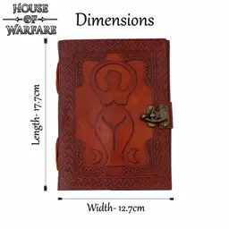 Ledertagebuch Muttergöttin Venus - Celtic Webmerchant