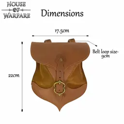 Leather bag Monk - Celtic Webmerchant