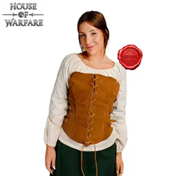 Corset en cuir suédé Alice - Celtic Webmerchant