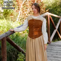 Corset en cuir suédé Alice - Celtic Webmerchant