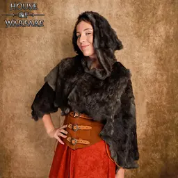 Braune Pelzhaube - Celtic Webmerchant