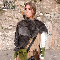 Brown fur hood - Celtic Webmerchant