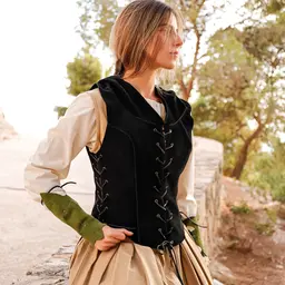 Stanik ze skóry zamszowej Aithlin - Celtic Webmerchant