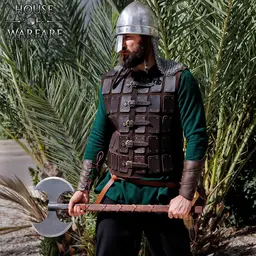 The Viking Warrior Genuine Leather Brigandine - Celtic Webmerchant