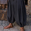 Rusvik Viking trousers Borys, herringbone pattern, black/grey - Celtic Webmerchant