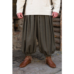 Pantalon Rusvik Viking Borys, motif à chevrons, olive/gris - Celtic Webmerchant