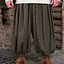 Rusvik Viking trousers Borys, herringbone pattern, olive/grey - Celtic Webmerchant