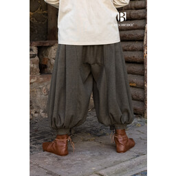 Pantalon Rusvik Viking Borys, motif à chevrons, olive/gris - Celtic Webmerchant