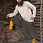 Rusvik Pantalón vikingo Borys, diseño de espiga, oliva/gris - Celtic Webmerchant