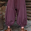 Rusvik Pantalón vikingo Borys, diseño de espiga, burdeos/gris - Celtic Webmerchant