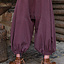 Rusvik Viking trousers Borys, herringbone pattern, burgundy/grey - Celtic Webmerchant