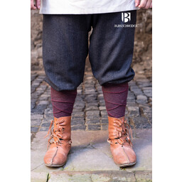 Pantalón vikingo con motivo en espiga Ivar, negro grisáceo - Celtic Webmerchant