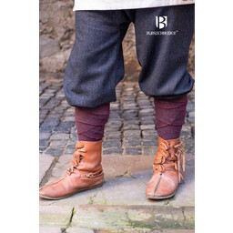 Pantalón vikingo con motivo en espiga Ivar, negro grisáceo - Celtic Webmerchant