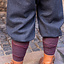 Vikingbroek vissegraatmotief Ivar, zwart-grijs - Celtic Webmerchant
