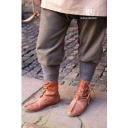 Pantalón vikingo con motivo en espiga Ivar, gris oliva - Celtic Webmerchant