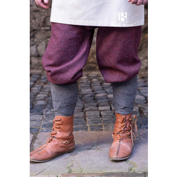 Pantalon Viking à motif à chevrons Ivar, gris bordeaux - Celtic Webmerchant