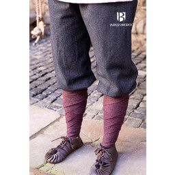 Pantalón vikingo con motivo en espiga Tilda, negro grisáceo - Celtic Webmerchant