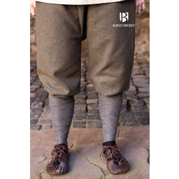 Pantalon Viking à motif de chevrons Tilda, gris olive - Celtic Webmerchant