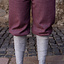 Viking trousers herringbone motif Tilda, burgundy-grey - Celtic Webmerchant