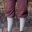 Viking spodnie w jodełkę motyw Tilda, bordowo-szary - Celtic Webmerchant