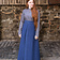 Burgschneider Skirt Mera, blue - Celtic Webmerchant