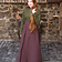 Burgschneider Skirt Mera, brown - Celtic Webmerchant