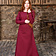 Burgschneider Medeltids klänning Freya (vinröd) - Celtic Webmerchant