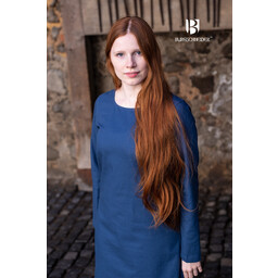 Średniowieczny strój Freya (głęboki niebieski) - Celtic Webmerchant