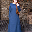 Middeleeuwse jurk Freya (diepblauw) - Celtic Webmerchant