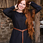 Medieval dress Freya (black) - Celtic Webmerchant