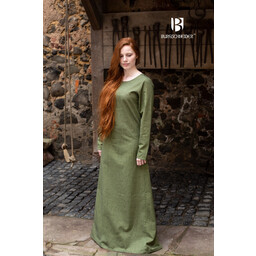 Middeleeuwse jurk Freya (groen) - Celtic Webmerchant