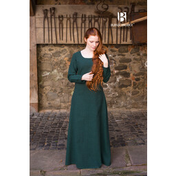Medeltida klänning Freya (skogsgrön) - Celtic Webmerchant
