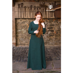 Middeleeuwse jurk Freya (diepgroen) - Celtic Webmerchant