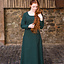 Medeltida klänning Freya (skogsgrön) - Celtic Webmerchant